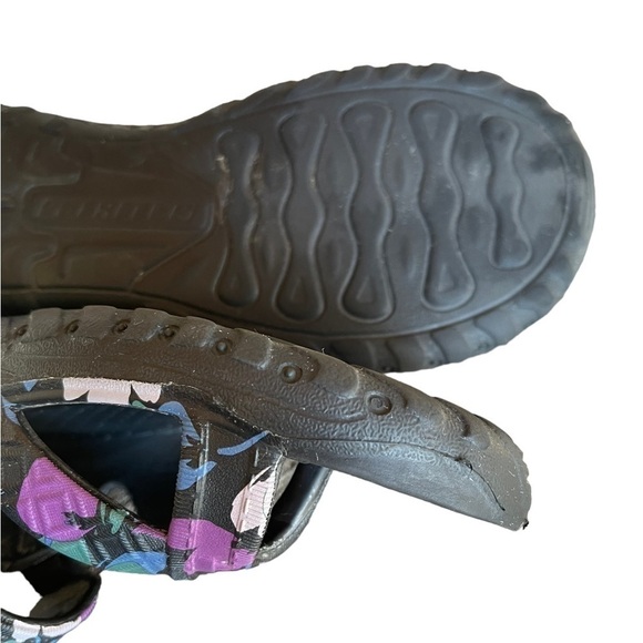 Skechers Raggae Trailway Sandals foamie rainforest pattern EUC size 8 - Picture 8 of 9